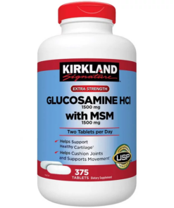 美國Kirkland 葡萄糖胺+MSM 375片