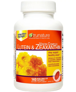 美國Trunature 葉黃素 25亳克+玉米黃質 5亳克 140粒軟膠囊